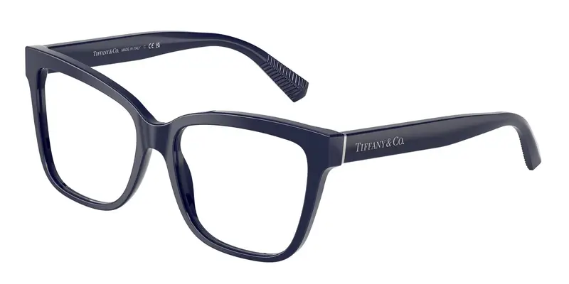 Donna TF2260 8396 Montature da vista Acetato Blu Trasparente Cat Eye Normale