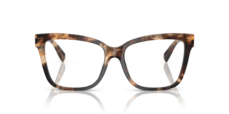 Tiffany Donna TF2260 8421 Montature da vista Acetato Marrone Trasparente Cat Eye Normale miniatura 2
