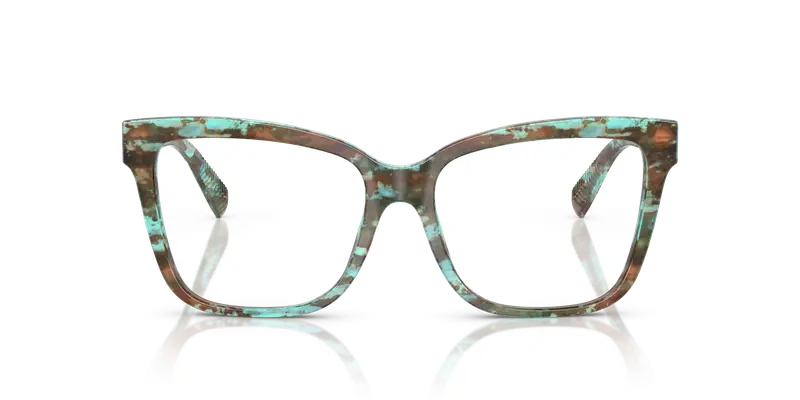 Tiffany Donna TF2260 8422 Montature da vista Acetato Tartaruga Trasparente Cat Eye Normale miniatura 2