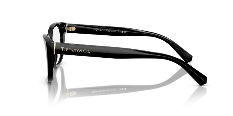 Tiffany Donna TF2261 8001 Montature da vista Acetato Nero Trasparente Pillow Normale miniatura 3