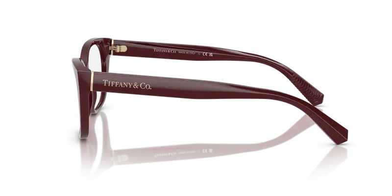 Tiffany Donna TF2261 8389 Montature da vista Acetato Viola Trasparente Pillow Normale miniatura 3