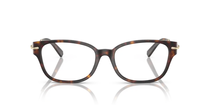 Tiffany Donna TF2262 8015 Montature da vista Acetato Tartaruga Trasparente Pillow Normale miniatura 2