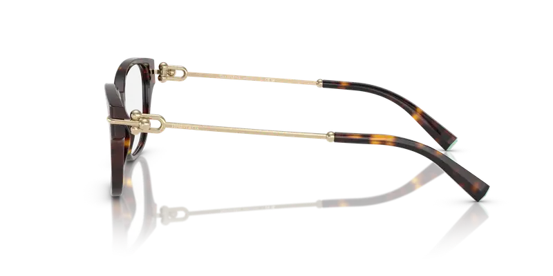 Tiffany Donna TF2262 8015 Montature da vista Acetato Tartaruga Trasparente Pillow Normale miniatura 3