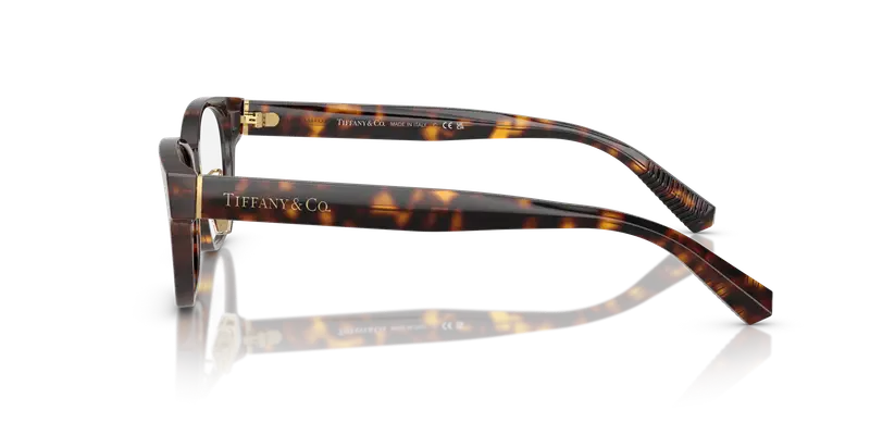 Tiffany Donna TF2263D 8015 Montature da vista Acetato Tartaruga Trasparente Pillow Normale miniatura 3