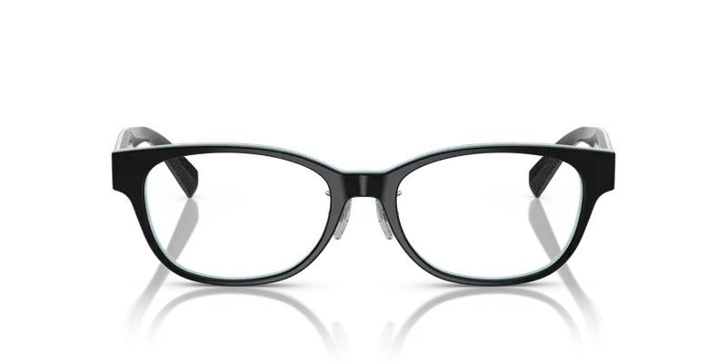 Tiffany Donna TF2263D 8055 Montature da vista Acetato Nero Trasparente Pillow Normale miniatura 2