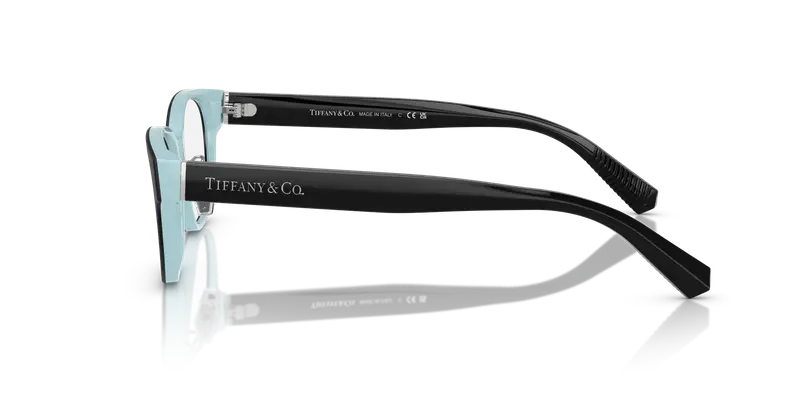 Tiffany Donna TF2263D 8055 Montature da vista Acetato Nero Trasparente Pillow Normale miniatura 3