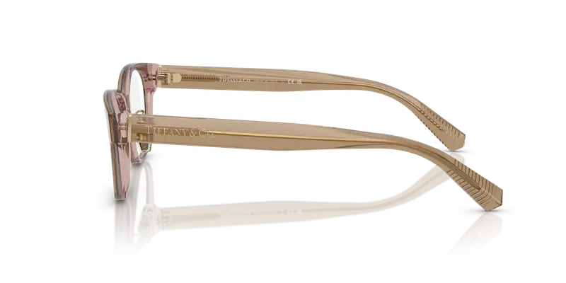 Tiffany Donna TF2263D 8255 Montature da vista Acetato Marrone Trasparente Pillow Normale miniatura 3