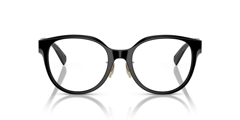 Tiffany Donna TF2264D 8001 Montature da vista Acetato Nero Trasparente Rotonda Normale miniatura 2