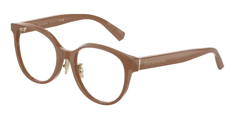 Tiffany Donna TF2264D  8423 Montature da vista Acetato Marrone Trasparente Rotonda Normale