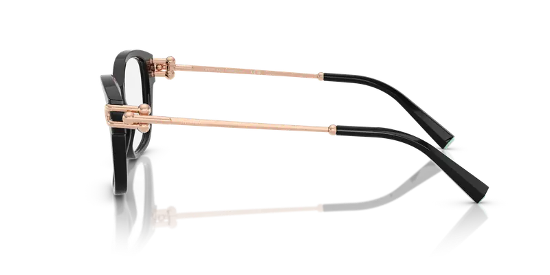 Tiffany Donna TF2266 8001 Montature da vista Acetato Nero Trasparente Farfalla Normale miniatura 3