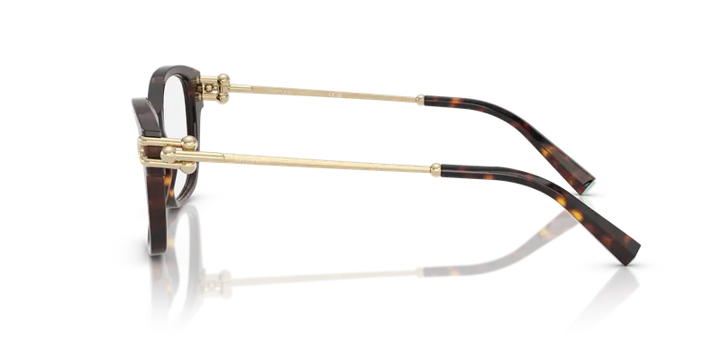 Tiffany Donna TF2266 8015 Montature da vista Acetato Tartaruga Trasparente Farfalla Normale miniatura 3