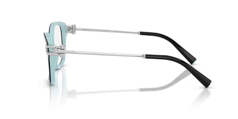 Tiffany Donna TF2266 8055 Montature da vista Acetato Nero Trasparente Farfalla Normale miniatura 3