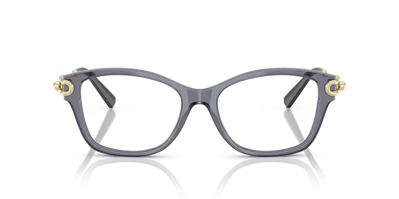 Tiffany Donna TF2266 8405 Montature da vista Acetato Viola Trasparente Farfalla Normale miniatura 2