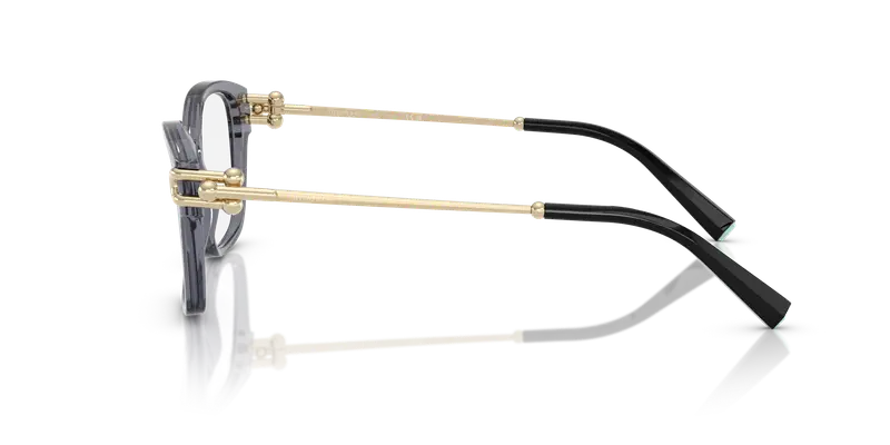 Tiffany Donna TF2266 8405 Montature da vista Acetato Viola Trasparente Farfalla Normale miniatura 3