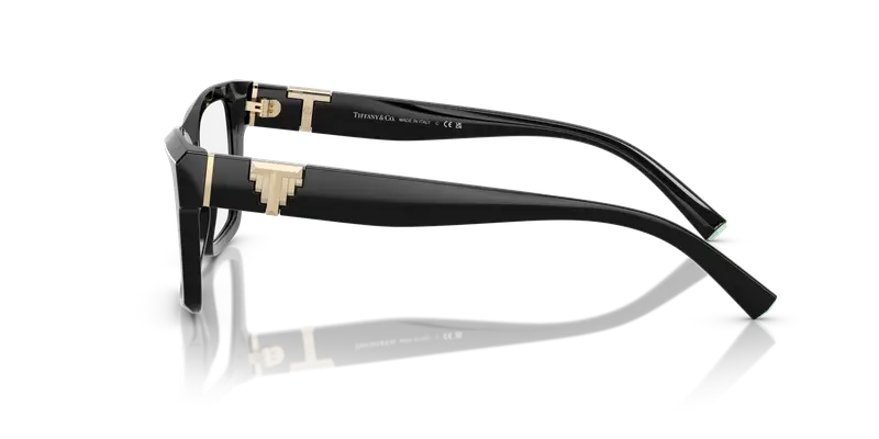 Tiffany Donna TF2267 8001 Montature da vista Acetato Nero Trasparente Squadrata Normale miniatura 3