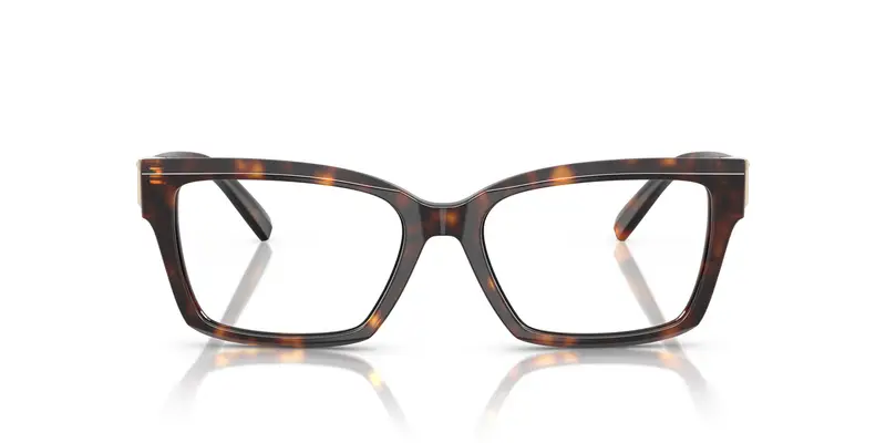 Tiffany Donna TF2267 8015 Montature da vista Acetato Tartaruga Trasparente Squadrata Normale miniatura 2