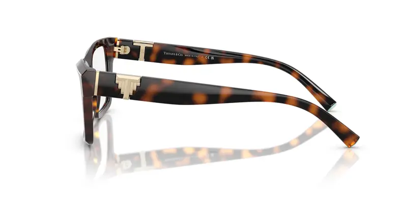 Tiffany Donna TF2267 8015 Montature da vista Acetato Tartaruga Trasparente Squadrata Normale miniatura 3