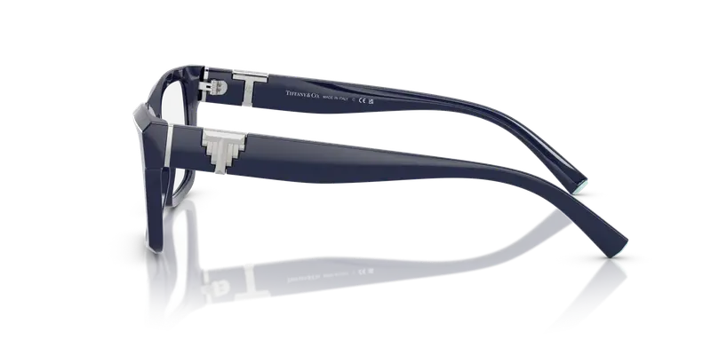 Tiffany Donna TF2267 8396 Montature da vista Acetato Blu Trasparente Squadrata Normale miniatura 3