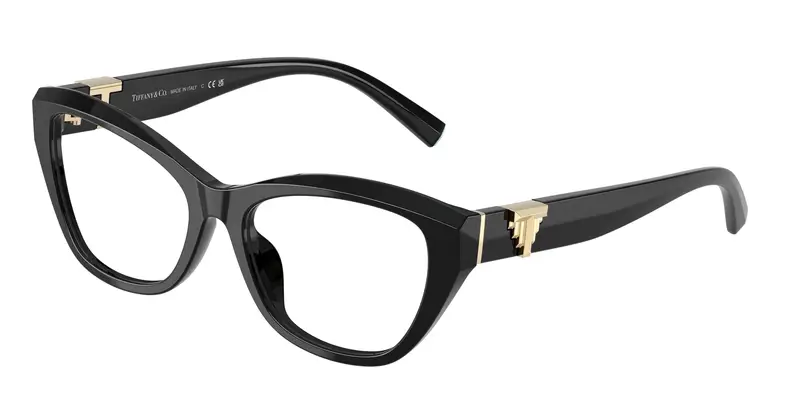 Tiffany Donna TF2268U  8001 Montature da vista Acetato Nero Trasparente Cat Eye Normale