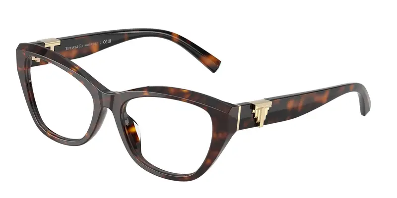 Tiffany Donna TF2268U  8015 Montature da vista Acetato Tartaruga Trasparente Cat Eye Normale