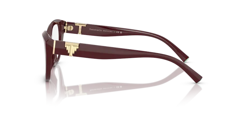 Tiffany Donna TF2268U 8389 Montature da vista Acetato Viola Trasparente Cat Eye Normale miniatura 3