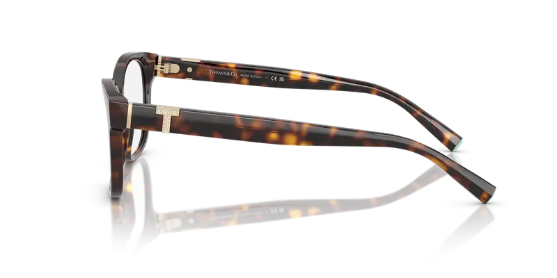 Tiffany Donna TF2270B 8015 Montature da vista Acetato Tartaruga Trasparente Pillow Normale miniatura 3