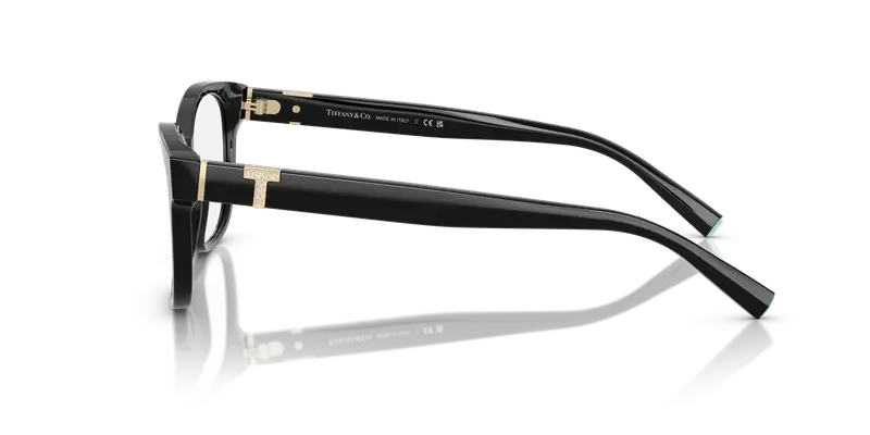 Tiffany Donna TF2270B 8361 Montature da vista Acetato Nero Trasparente Pillow Normale miniatura 3