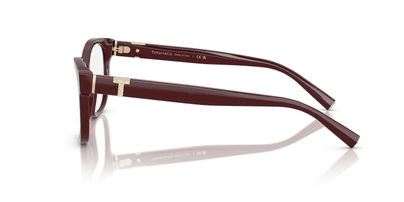 Tiffany Donna TF2270B 8389 Montature da vista Acetato Viola Trasparente Pillow Normale miniatura 3