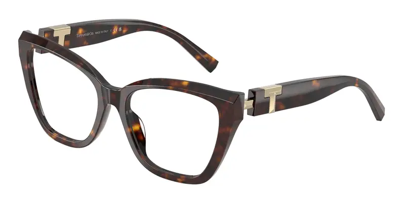 Tiffany Donna TF2271  8015 Montature da vista Acetato Tartaruga Trasparente Cat Eye Normale