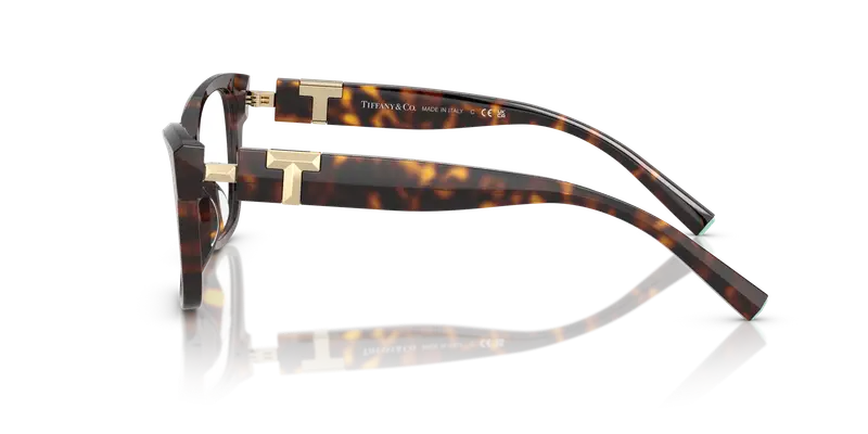 Tiffany Donna TF2272U 8015 Montature da vista Acetato Tartaruga Trasparente Farfalla Normale miniatura 3