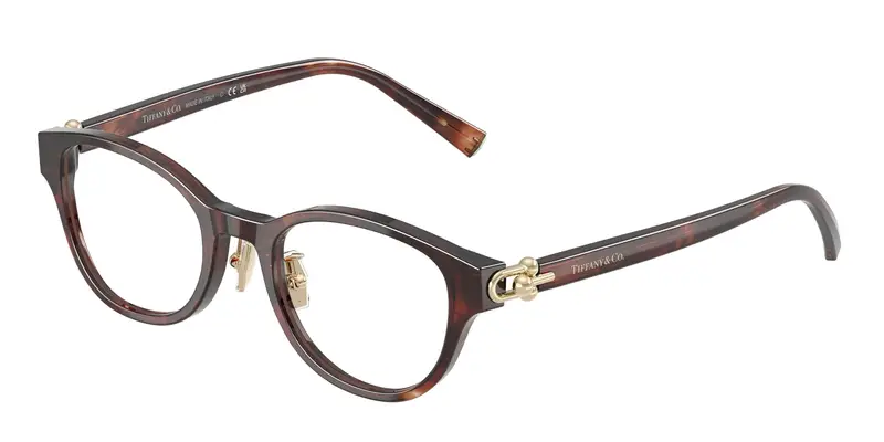 Tiffany Donna TF2273D  8421 Montature da vista Acetato Marrone Trasparente Rotonda Normale