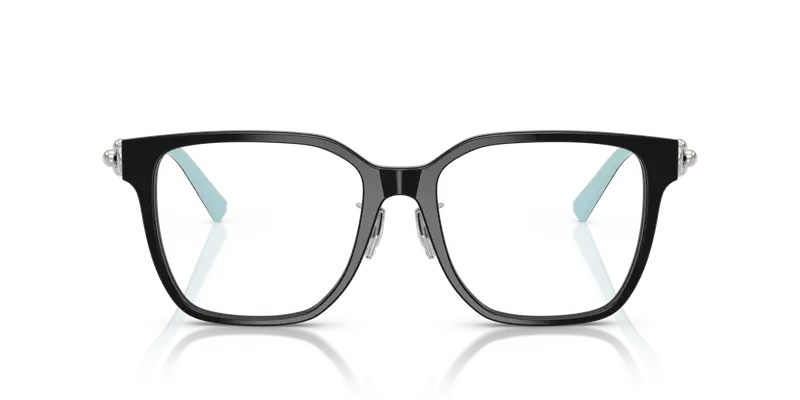 Tiffany Donna TF2274D 8001 Montature da vista Acetato Nero Trasparente Squadrata Normale miniatura 2