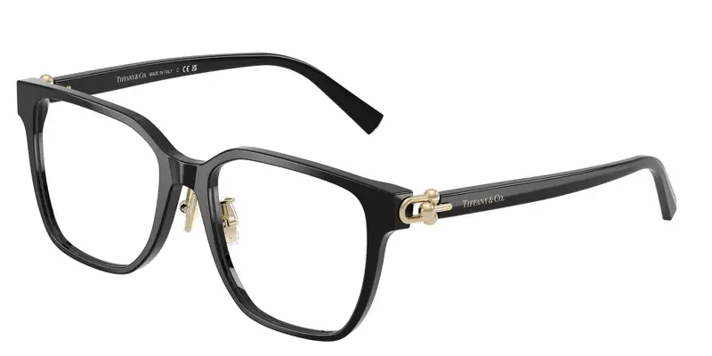 Tiffany Donna TF2274D  8361 Montature da vista Acetato Nero Trasparente Squadrata Normale