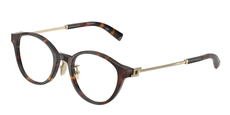 Tiffany Donna TF2275D  8015 Montature da vista Acetato Tartaruga Trasparente Rotonda Normale