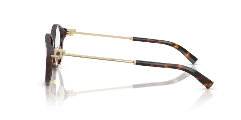 Tiffany Donna TF2275D 8015 Montature da vista Acetato Tartaruga Trasparente Rotonda Normale miniatura 3