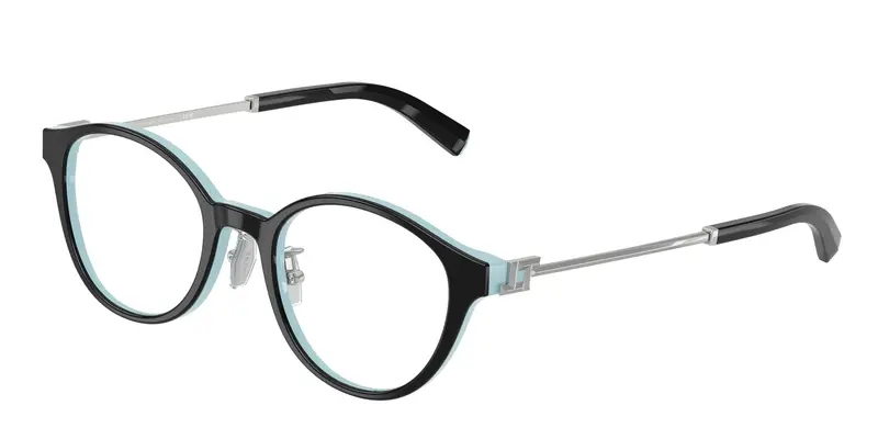 Tiffany Donna TF2275D  8055 Montature da vista Acetato Nero Trasparente Rotonda Normale