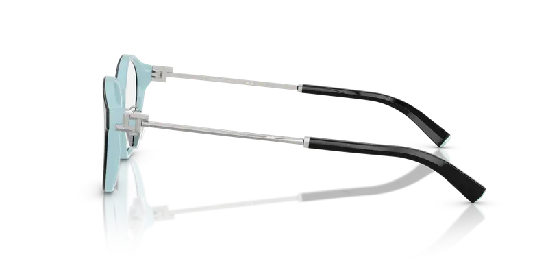 Tiffany Donna TF2275D 8055 Montature da vista Acetato Nero Trasparente Rotonda Normale miniatura 3