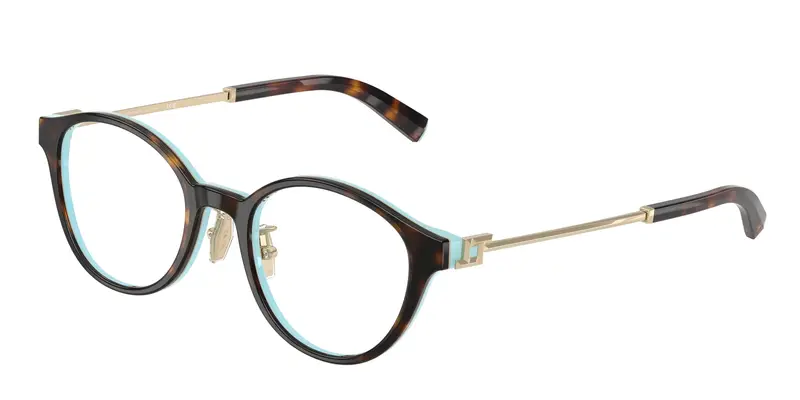 Tiffany Donna TF2275D  8134 Montature da vista Acetato Marrone Trasparente Rotonda Normale