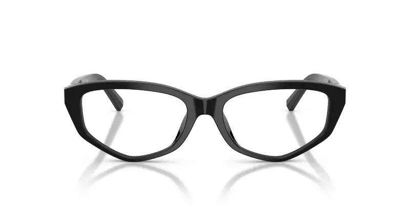 Donna TF2276 8001 Montature da vista Acetato Nero Trasparente Geometrica Normale miniatura 3