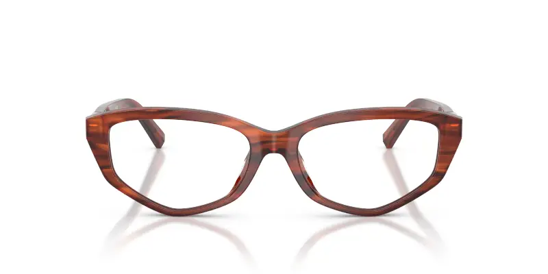 Donna TF2276 8440 Montature da vista Acetato Tartaruga Trasparente Geometrica Normale miniatura 3