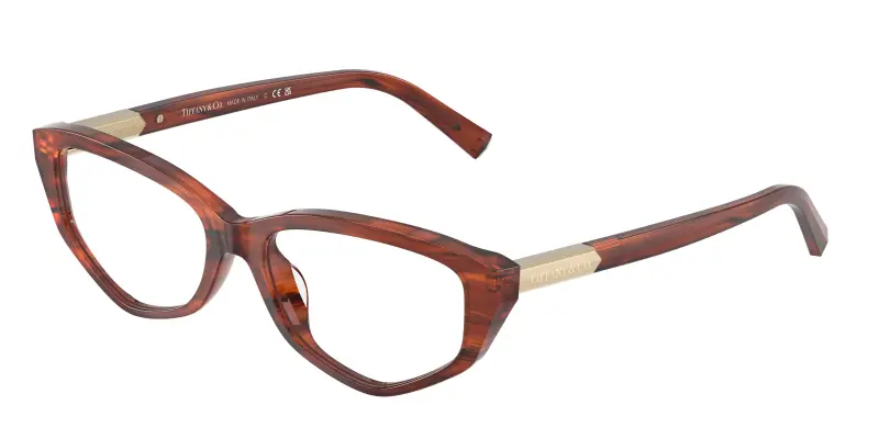 Donna TF2276 8440 Montature da vista Acetato Tartaruga Trasparente Geometrica Normale