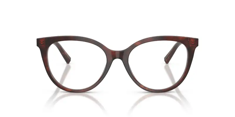 Donna TF2277 8421 Montature da vista Acetato Marrone Trasparente Cat Eye Normale miniatura 3