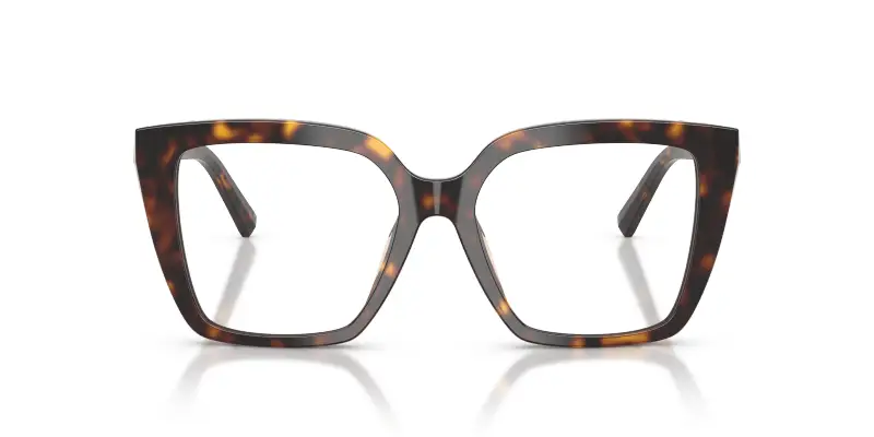 Donna TF2278 8015 Montature da vista Acetato Tartaruga Trasparente Squadrata Normale miniatura 3