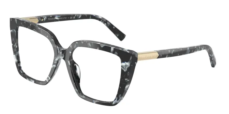 Donna TF2278 8428 Montature da vista Acetato Tartaruga Trasparente Squadrata Normale