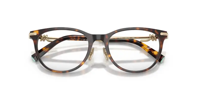 Donna TF2279D 8015 Montature da vista Acetato Tartaruga Trasparente Rotonda Normale miniatura 2