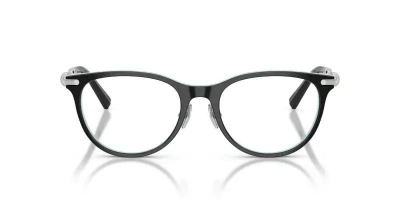 Donna TF2279D 8055 Montature da vista Acetato Nero Trasparente Rotonda Normale miniatura 3