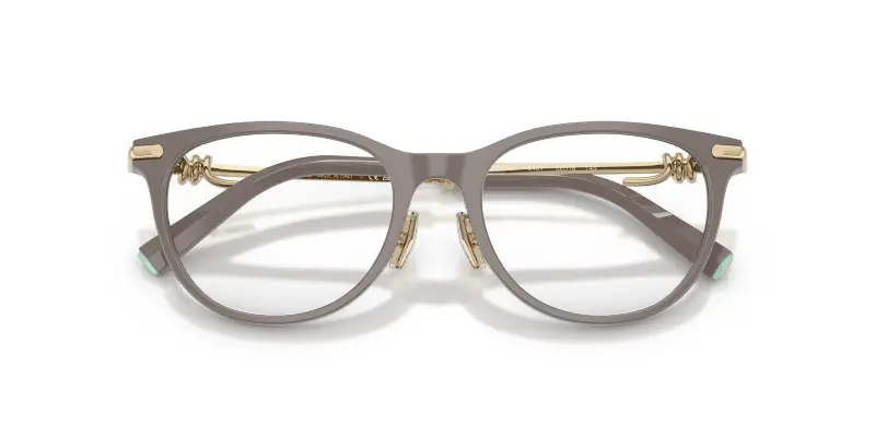 Donna TF2279D 8401 Montature da vista Acetato Marrone Trasparente Rotonda Normale miniatura 2