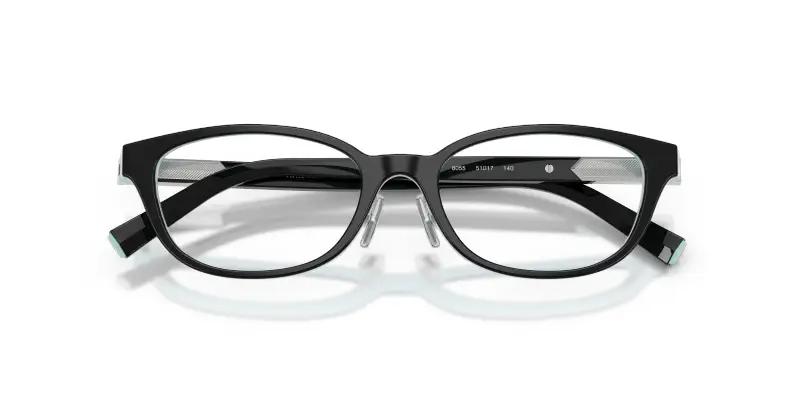 Donna TF2280D 8055 Montature da vista Acetato Nero Trasparente Pillow Normale miniatura 2