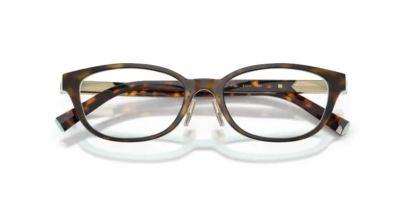 Donna TF2280D 8134 Montature da vista Acetato Marrone Trasparente Pillow Normale miniatura 2