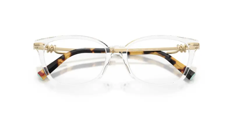 Donna TF2281 8047 Montature da vista Acetato Trasparente Trasparente Pillow Normale miniatura 2